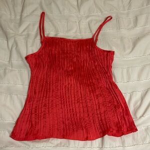 A New Day Fuschia Pink Pleated top NWT size small